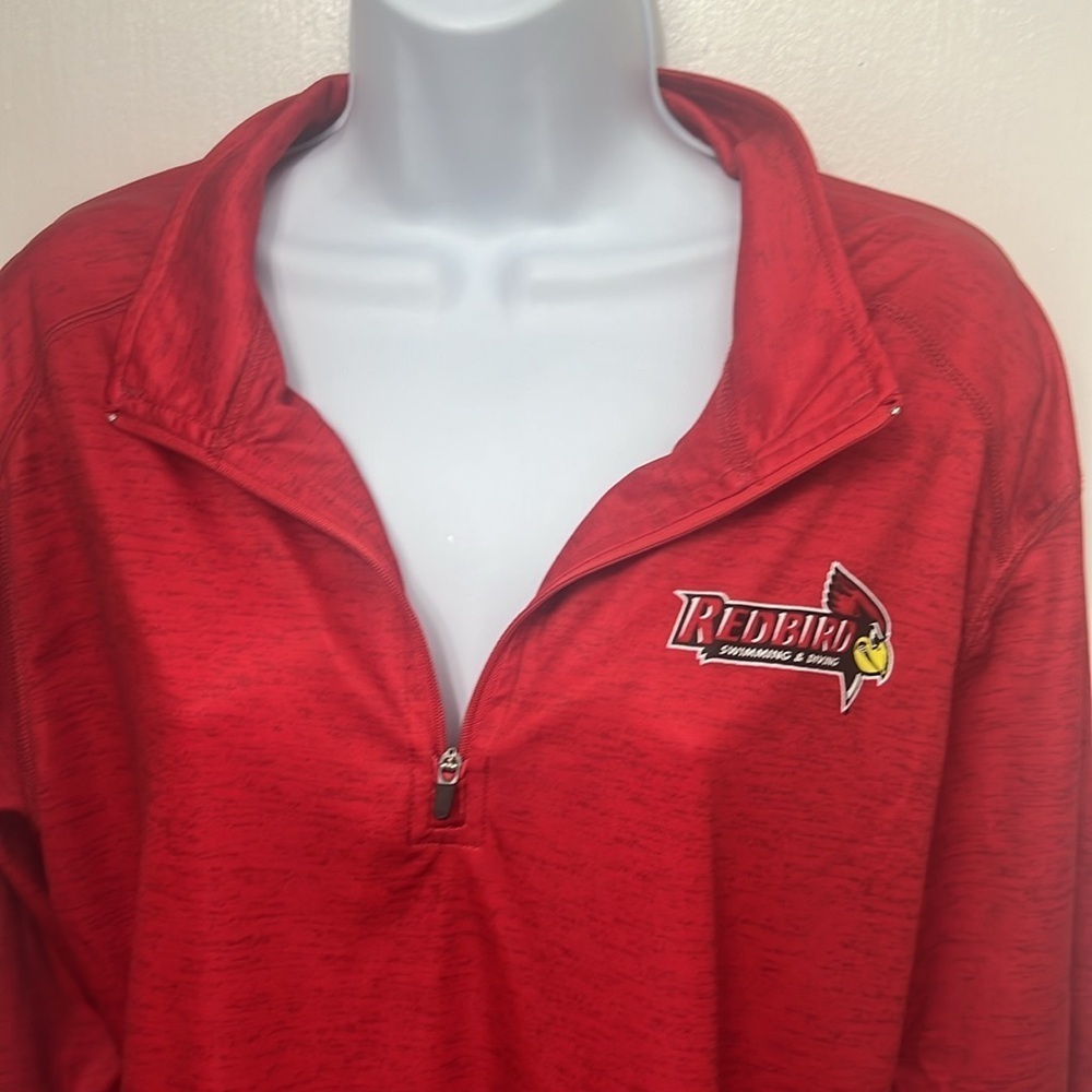 Illinois State University Swimming & Diving 1/4 Zip Pullover, Size XL, NWOT
